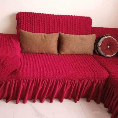 Picture of Sofa cover 2+2+1=5 seater stitch Spandex fabrics by new classical made by tourkey Multicolor