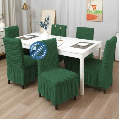Picture of 6 pis chair cover turki Elastic Stretch Chair Cover for all dining chair 