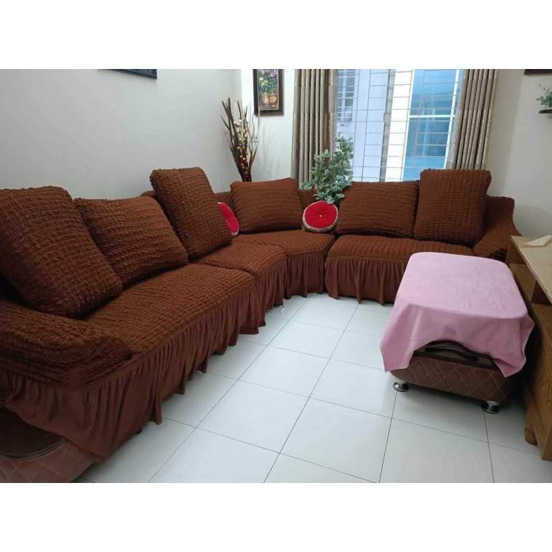Picture of Urkish Spandex print fabric sofa cover-2 