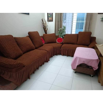 Picture of Urkish Spandex print fabric sofa cover-2 