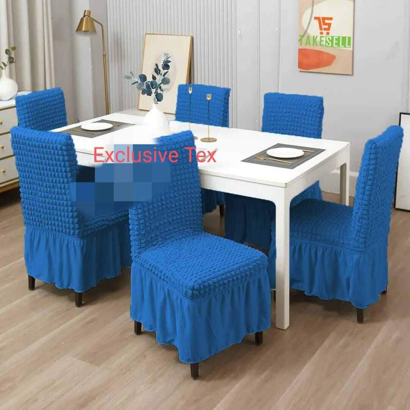 Picture of 6 pis chair cover turki Elastic Stretch Chair Cover for all dining chair 