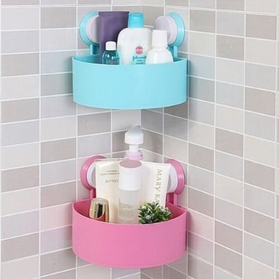 Picture of 1pic Plastic Bathroom Shelves - Multicolor