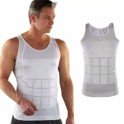 Picture of Slim N Lift - Slimming Shirt for Men - White