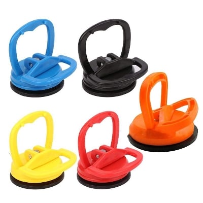 Picture of Car Remover Vacuum Strong Suction Cup Phone Repair Tool Glass Metal Lifter Removal Tools Screen Computer Vacuum Strong Suction Cup PS+PVC Disassemble phone Repair Tool LCD screen repair tools - Multicolor