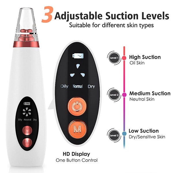 Picture of Electric - Black Head Remover - 6 Suction Head - White