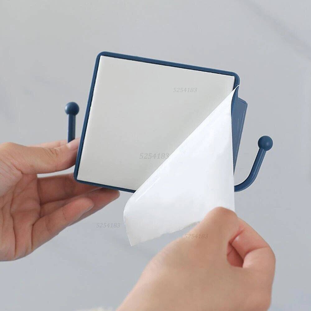 Picture of Wall Mounted Organizer Storage Box Remote Control Air Conditioner Storage Case Mobile Phone Plug Holder Stand With Two Hooks-1Pcs - Multicolor
