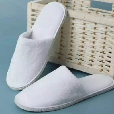 Picture of Room slippers winter room slippers winter warm room slippers winter shoes house shoes for men / women - White (One size)