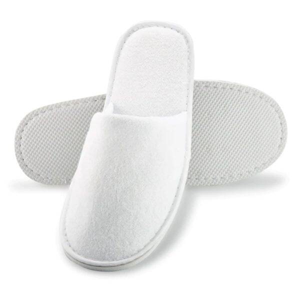 Picture of Room slippers winter room slippers winter warm room slippers winter shoes house shoes for men / women - White (One size)