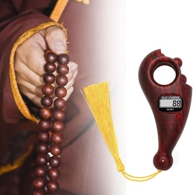 Picture of Rotating Prayer Beads Digital Counter Portable Finger Tasbeeh