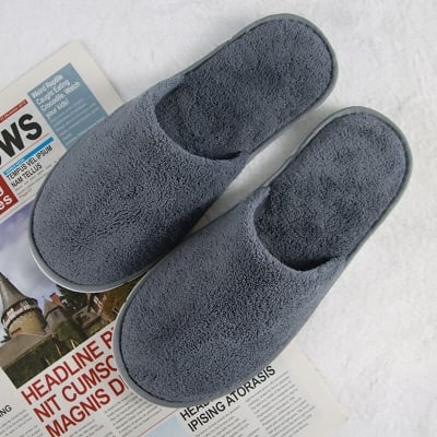 Picture of Winter Slipper Floor Slipper House Slipper Room Slipper Best Soft Slipper Bedroom slipper - Grey (One size)