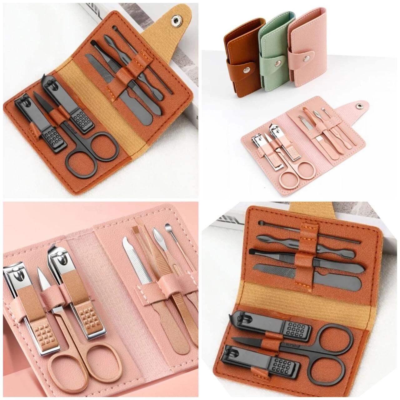 Picture of 7 PCS Premium Nail Care Tool Set for Fingernail and Toenail Maintenance