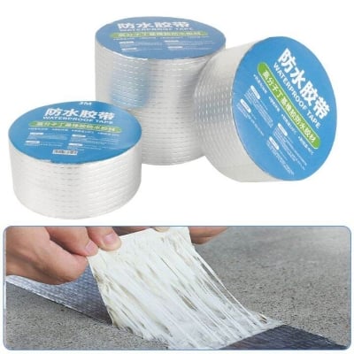 Picture of SealGuard Heavy-Duty Aluminium Foil Butyl Adhesive Leak Repair Sealing Tape - Multicolor