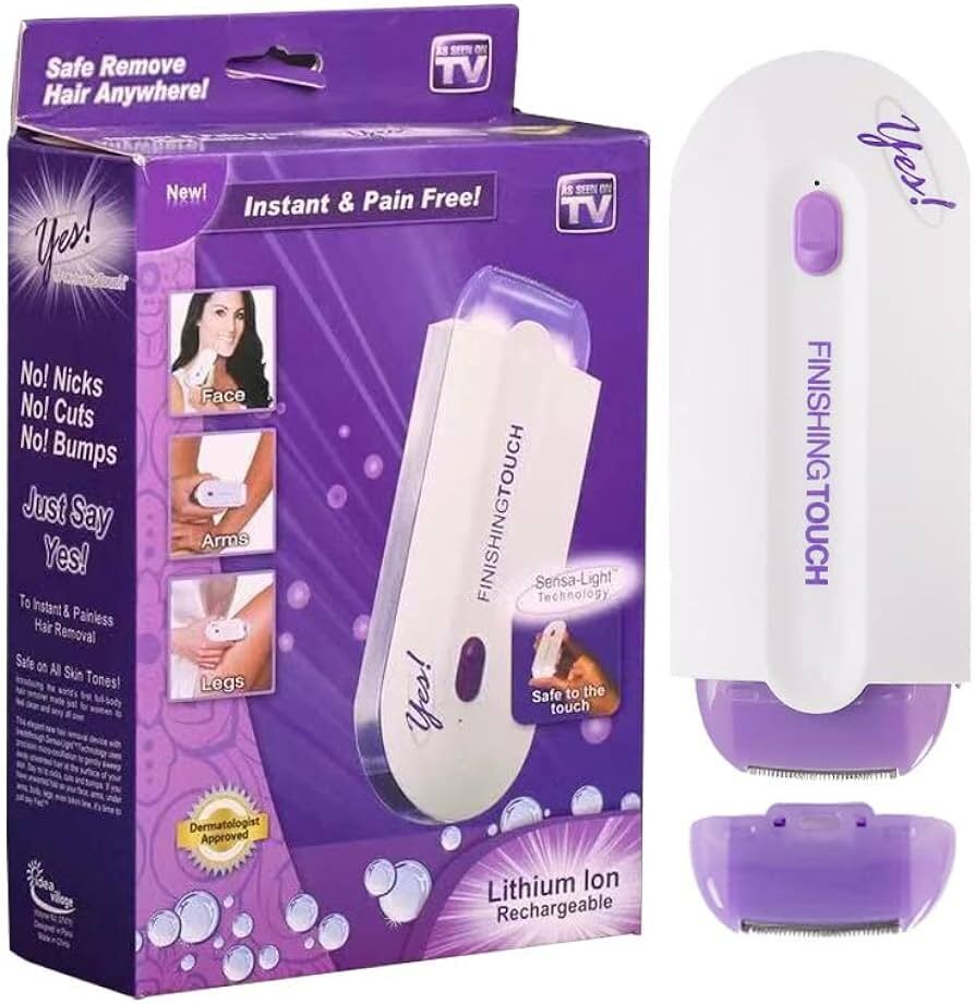 Picture of SmoothGlide Portable Crystal Hair Remover with USB Charging for Full Body Grooming - Multicolor