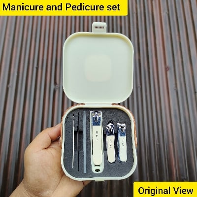 Picture of 6 Pcs Premium Manicure Pedicure Care Set for Men & Women with Storage Box