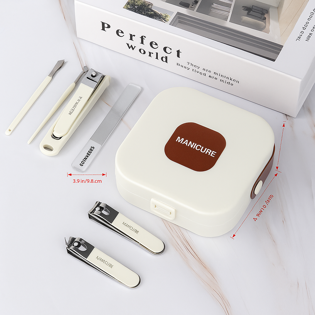 Picture of 6 Pcs Premium Manicure Pedicure Care Set for Men & Women with Storage Box