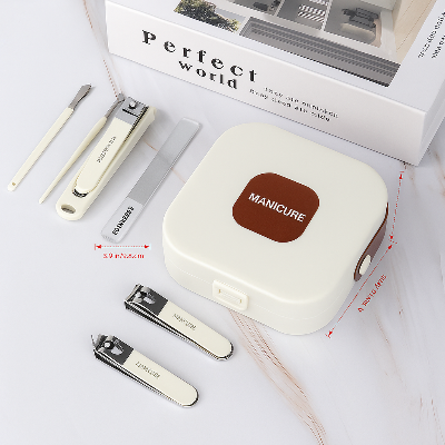 Picture of 6 Pcs Premium Manicure Pedicure Care Set for Men & Women with Storage Box