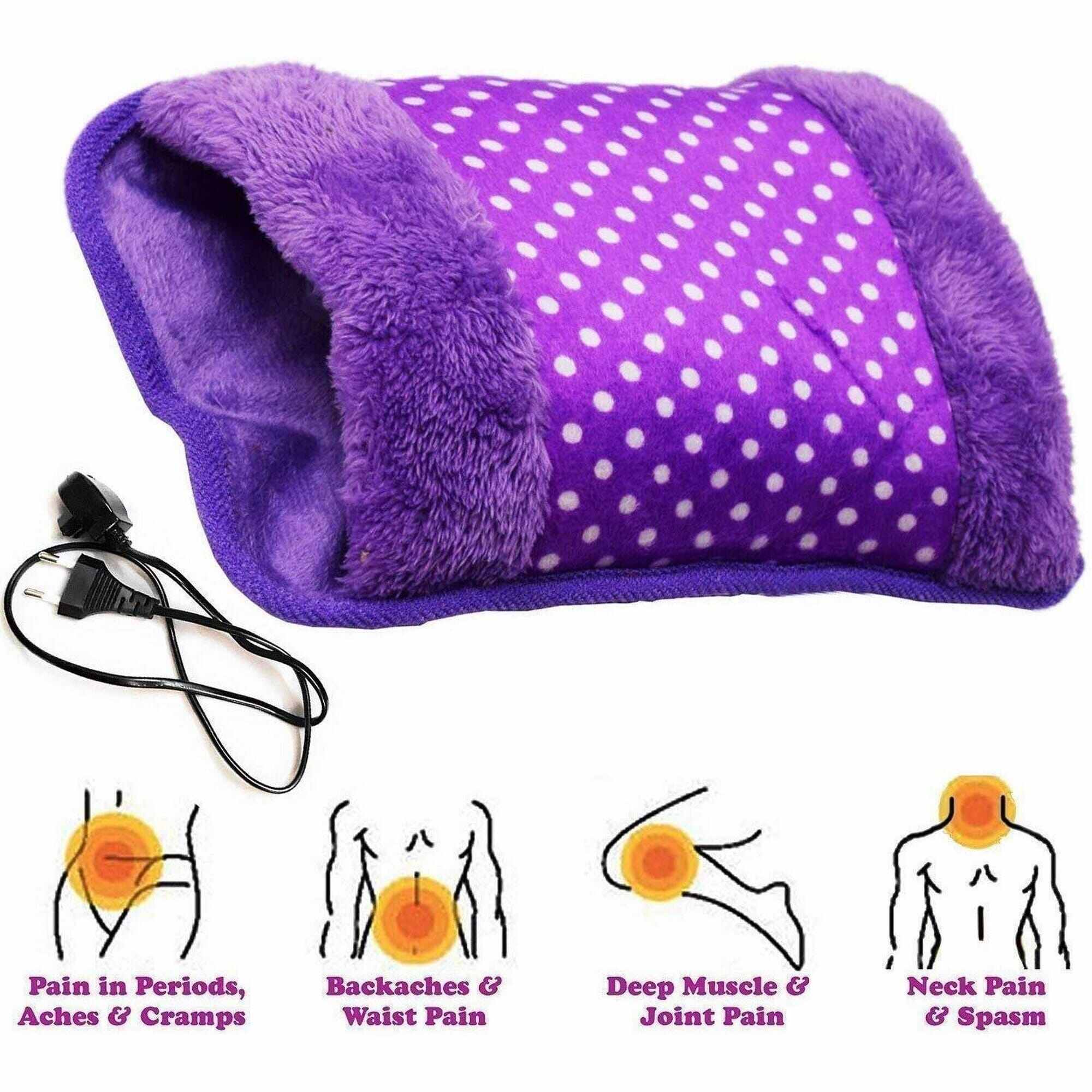 Picture of ThermoRelief Soft Plush Electric Hot Water Bag for Menstrual Cramps, Back & Joint Pain
