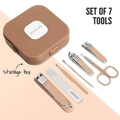 Picture of 7 in 1 Professional Nail Care and Personal Grooming Tool Set for Men & Women - Multicolor