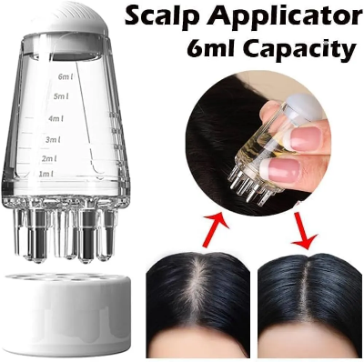 Picture of ScalpFlow Multi-Point Hair Growth Oil Dispenser Comb for Even Scalp Nourishment