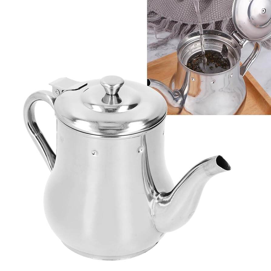 Picture of OilMaster Kitchen Grease Storage Kettle with Removable Filter and Heat-Resistant Design