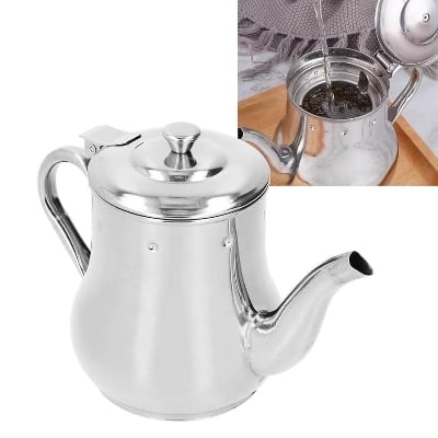 Picture of OilMaster Kitchen Grease Storage Kettle with Removable Filter and Heat-Resistant Design