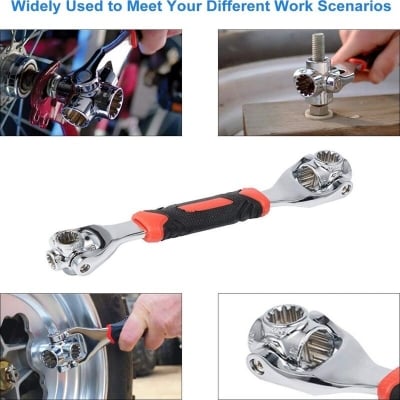 Picture of 48 in 1 Universal Multi Socket Wrench with 360° Rotating Head - Multicolor