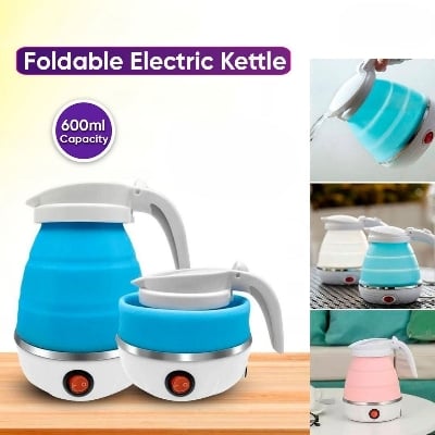 Picture of Foldable Electric Kettle Premium 600ML Portable Travel Silicone Water Boiler