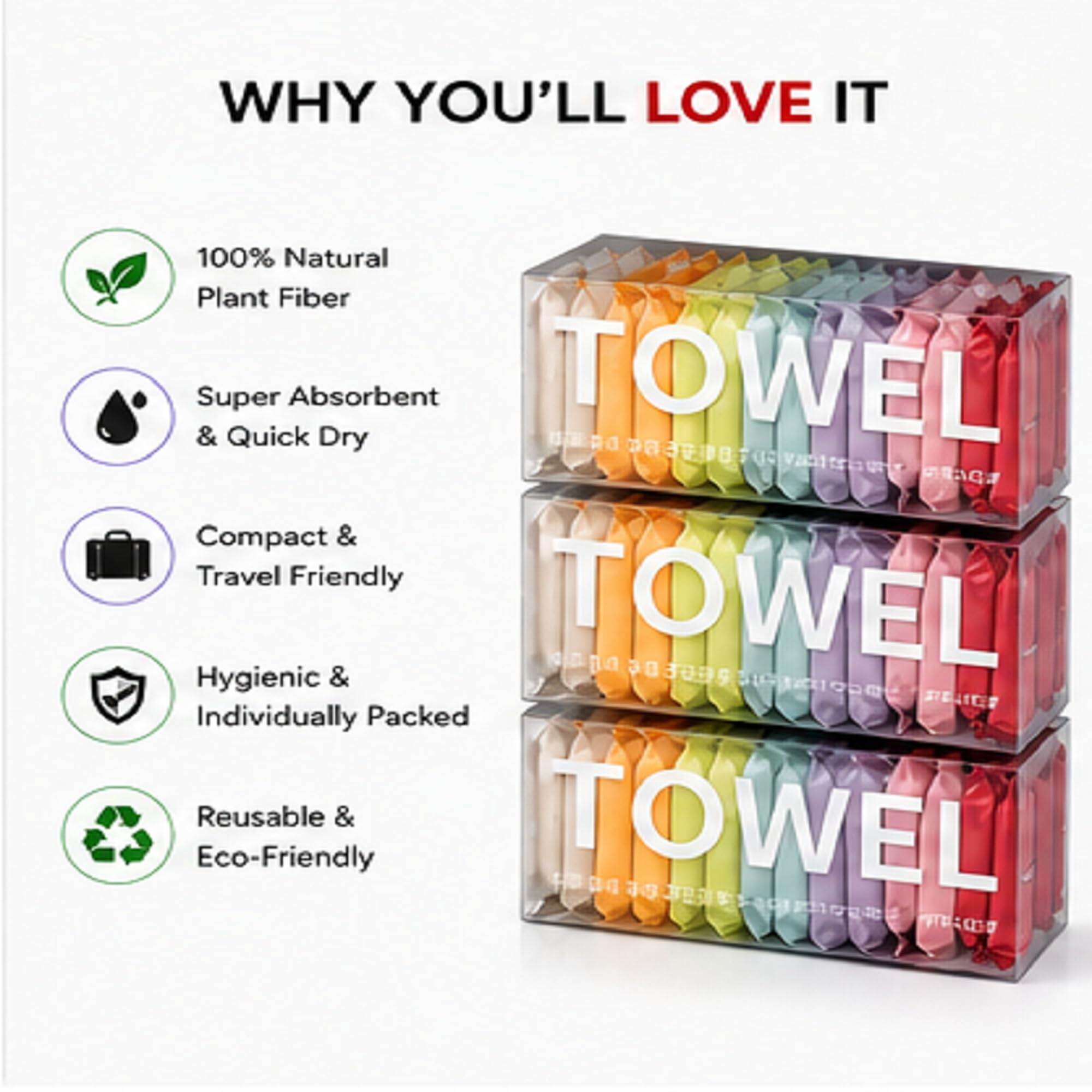 Picture of Magic Tissue Compressed Towel Portable Coin Tissue – 100% Natural Plant Fibre Travel Cleaning Wipes 14 pcs