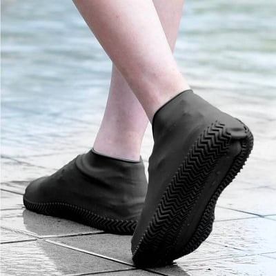 Picture of RainShield Premium Waterproof Silicone Shoe Covers with Anti-Slip Thick Rubber Sole - Multicolor
