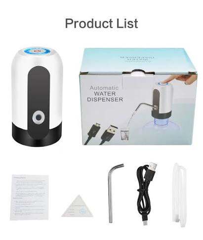 Picture of AquaFlow Smart Electric Water Bottle Pump Dispenser for 20 Litre Gallon Bottle with One-Touch Operation