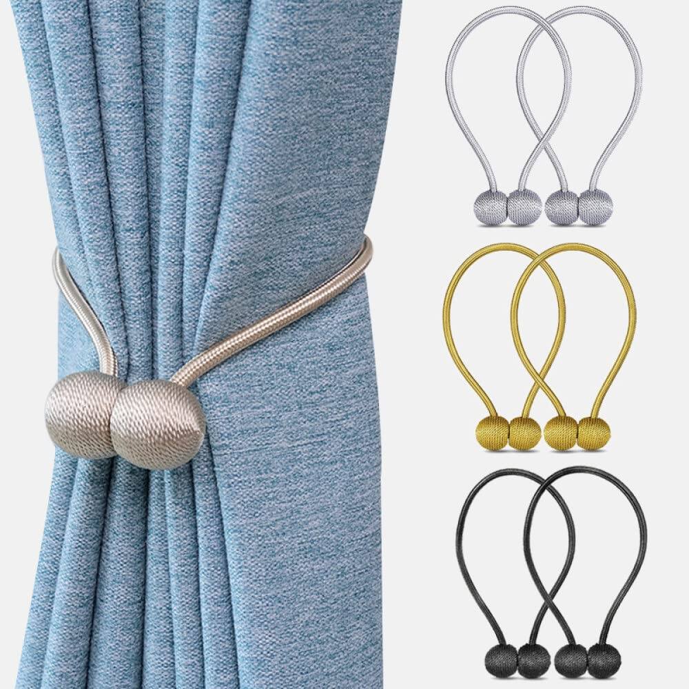 Picture of Magnetic Curtain Tieback Strong Magnetic Curtain Buckle Rope Holder Curtain Clip - Multicolor