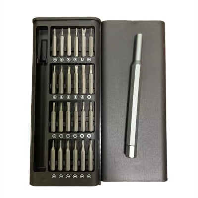 Picture of 24 in 1 Professional Precision Screwdriver Set with Magnetic Bits and Storage Case - Multicolor