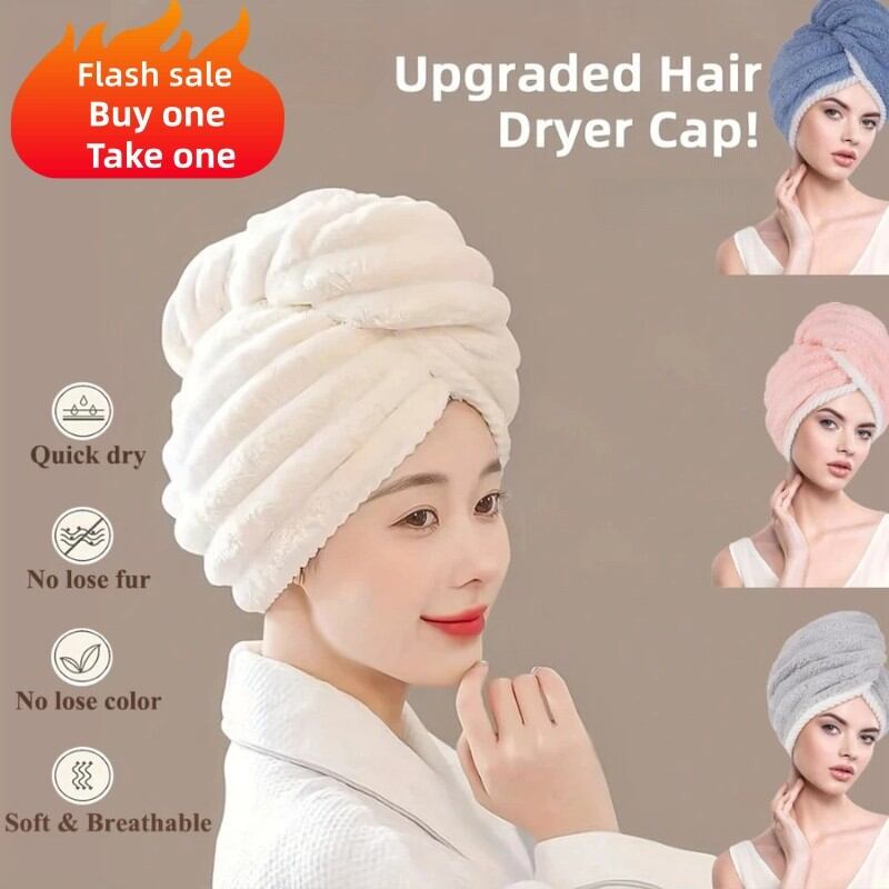 Picture of DryWrap Premium Microfiber Hair Towel Wrap – Fast Drying Turban Cap for Long & Short Hair