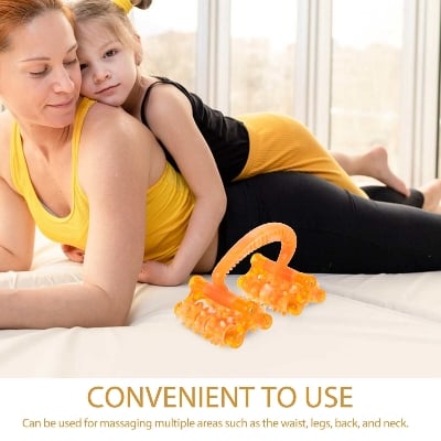 Picture of Hand-Held Manual Roller Body Massager for Neck, Shoulder, Back, Waist & Leg Deep Tissue Relaxation