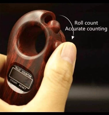 Picture of Digital Tasbeeh Premium LED Light Finger Counter with 5-Digit LCD Display & Reset Button