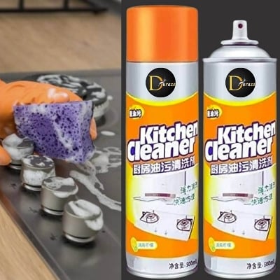 Picture of Kitchen Cleaner Spray Heavy Duty Grease Remover Foam Cleaner for Stove Sink Tiles & Range Hood 500ml - Multicolor