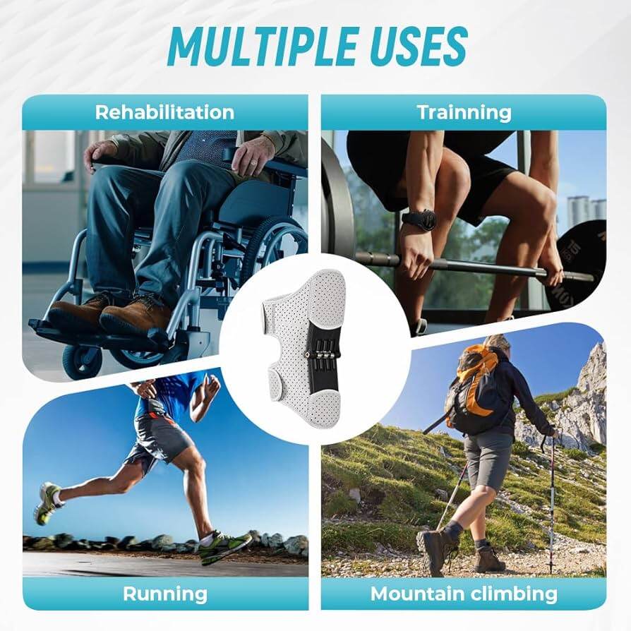 Picture of Knee Booster Advanced Rebound Spring Knee Assist Device with Adjustable Joint Support & Patella Protection - Multicolor ( free size)