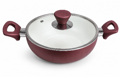 Picture of TPR NS Ceramic Coated Karai With Lid IB 22 CM
