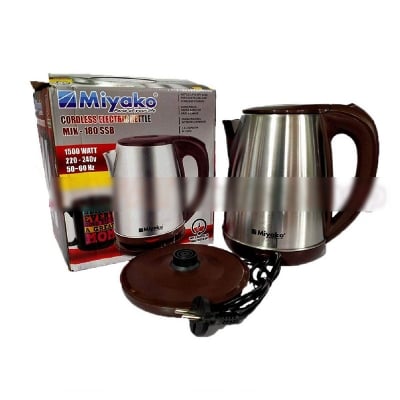 Picture of Miyako Cordless Electric Kettle MJK-180SSB 1500 Watt - Electric Kettle - Coffee