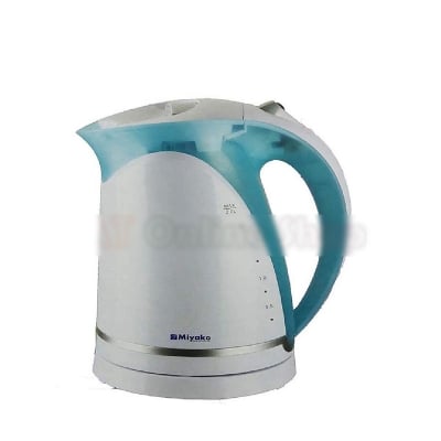 Picture of Miyako Cordless Automatic Electric Kettle MK-608 (2.0 Ltr) - White & Blue
