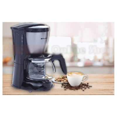 Picture of Miyako Electric Coffee Maker 12-15 Cup Capacity CM 327 - Black and White