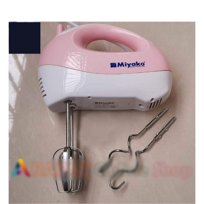 Picture of Miyako Electric Egg Beater and Hand Mixer HM 1053- White - Pink & White