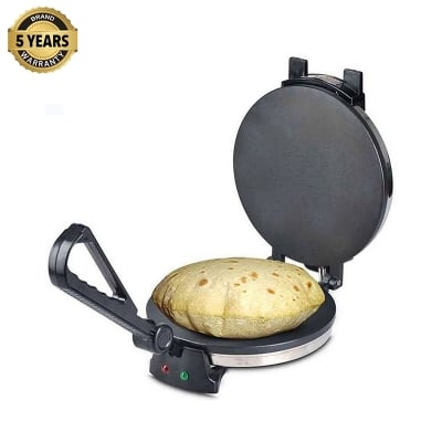 Picture of Miyako Electric Roti Maker RM-54 Marble Coating | Miyako Electric Roti Maker RM-54 Black And Silver