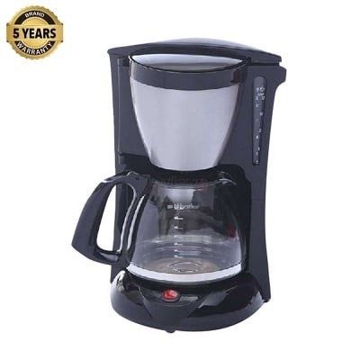 Picture of Miyako Electric Coffee Maker (Capacity: 6-8 Cup, Model: CM-325): Brew with Ease and Maintain  Simply - Black & White