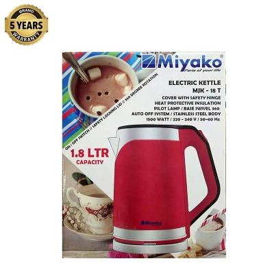 Picture of Miyako Electric Automatic Kettle | Model : MJK-18T  | Capacity : 1.8 LTR - Multicolor