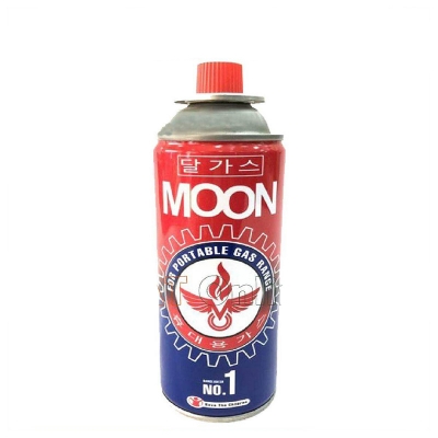 Picture of Moon Butane Gas Can for portable burner/ Fogger Machine/ Portable Gas Stove/ Mechanical Repairing/Camp Kitchen - Red & Blue