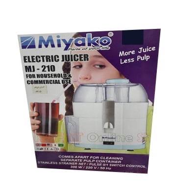 Picture of Miyako Electric Juicer MJ-210 (For Household & Commercial Use) - White
