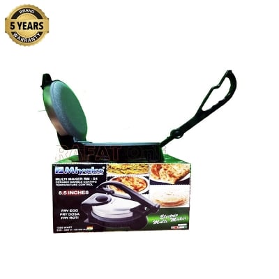 Picture of Miyako Electric Roti Maker RM-54 Marble Coating | Miyako Electric Roti Maker RM-54 Black And Silver
