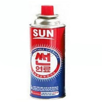 Picture of Sun Butane Gas Can for portable burner/ Fogger Machine/ Portable Gas Stove/ Mechanical Repairing/Camp Kitchen - Blue & Red