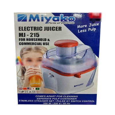 Picture of Miyako Electric Juicer MJ-215 (For Household & Commercial Use) - White